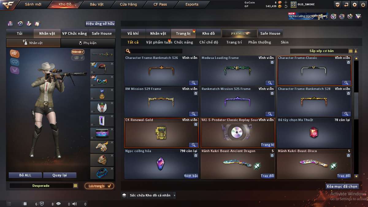 shop acc cf uy tin gia re